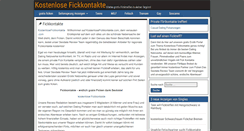 Desktop Screenshot of kostenlosefickkontakte.com